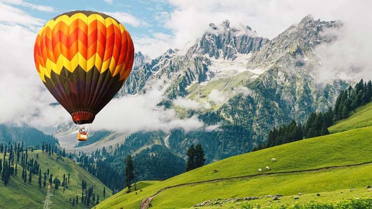 Hot Air Ballooning in Kashmir