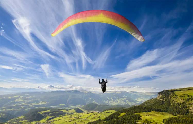 Paragliding in Kashmir