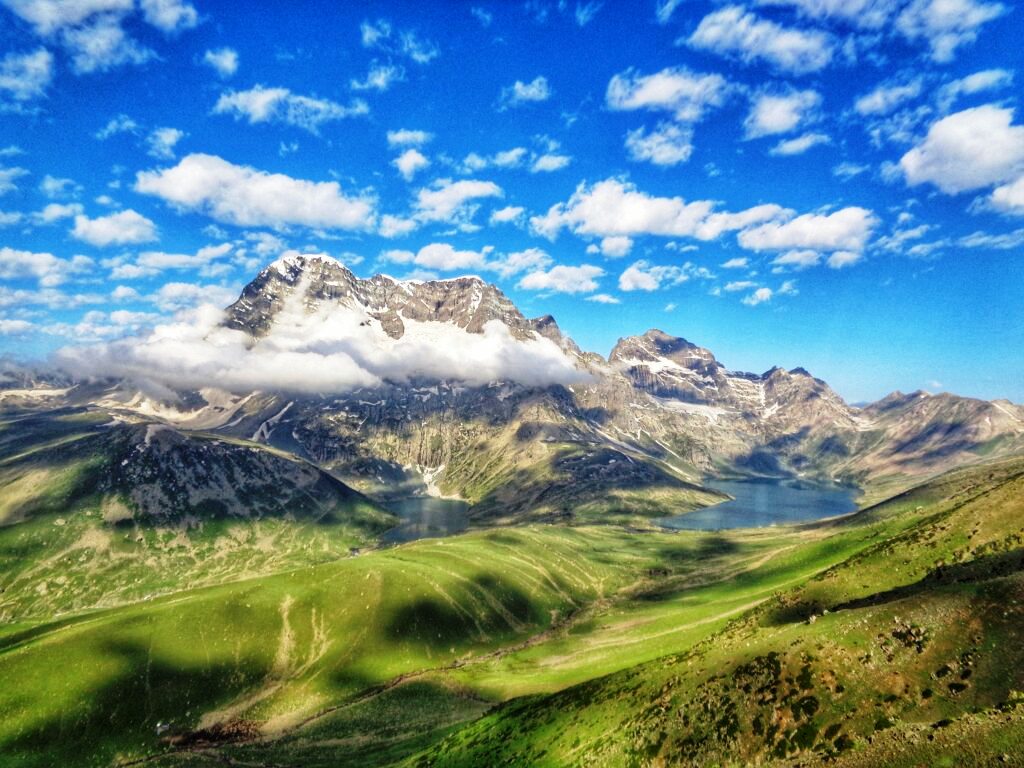 Harmukh Mountain in Kashmir